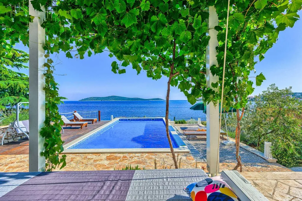 Sevid Villa with Direct Beach Access for Up to 12