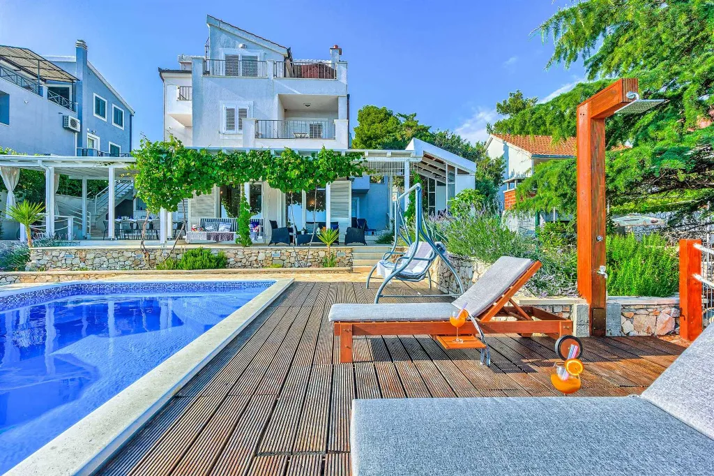 Sevid Villa with Direct Beach Access for Up to 12