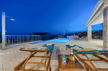 Family-Friendly Villa with Two Pools in Bol