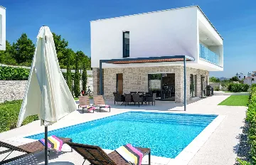 Modern 4-Bedroom Villa in Tribunj with Pool & Hot Tub