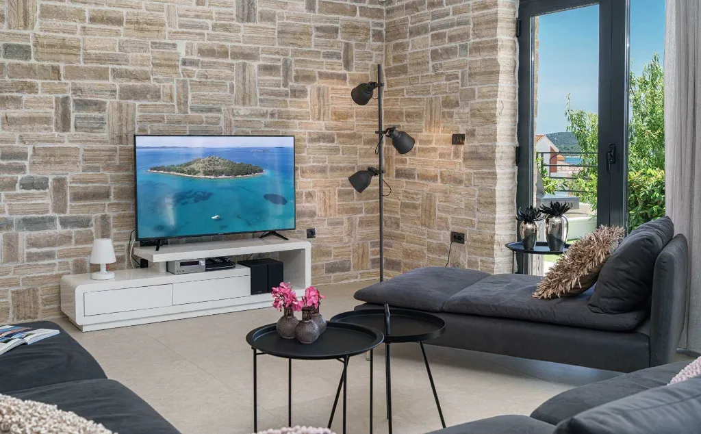 Modern 4-Bedroom Villa in Tribunj with Pool & Hot Tub
