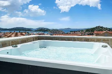 Modern 4-Bedroom Villa in Tribunj with Pool & Hot Tub