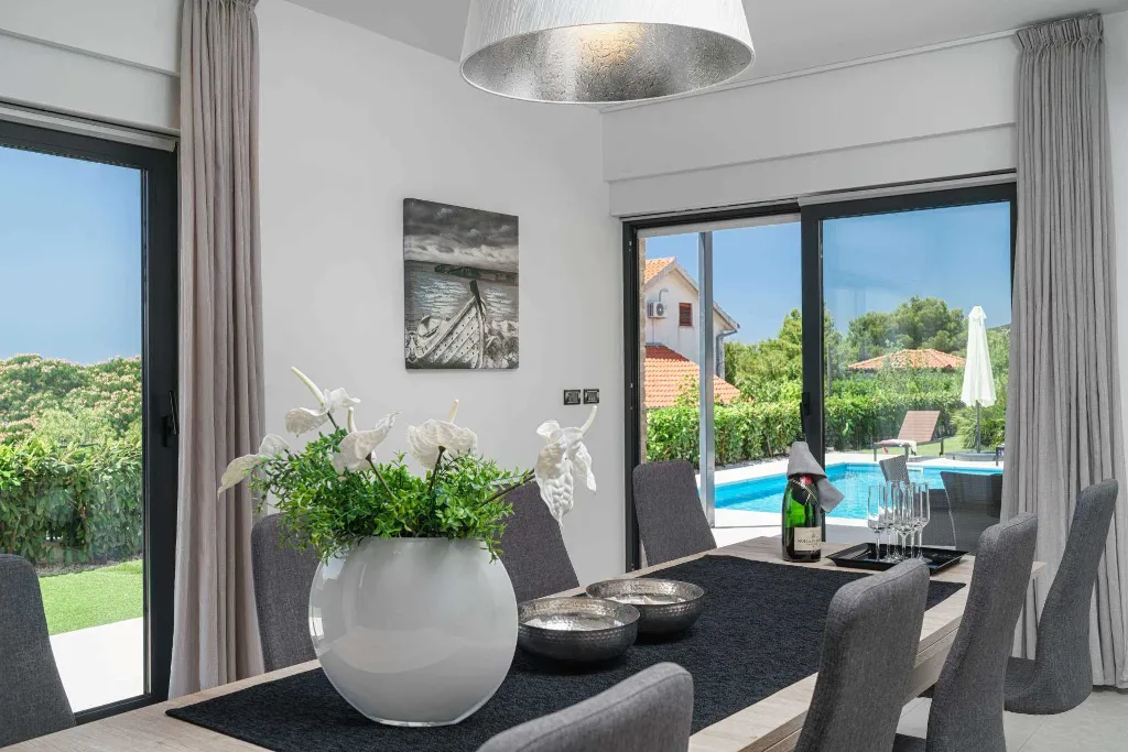 Modern 4-Bedroom Villa in Tribunj with Pool & Hot Tub
