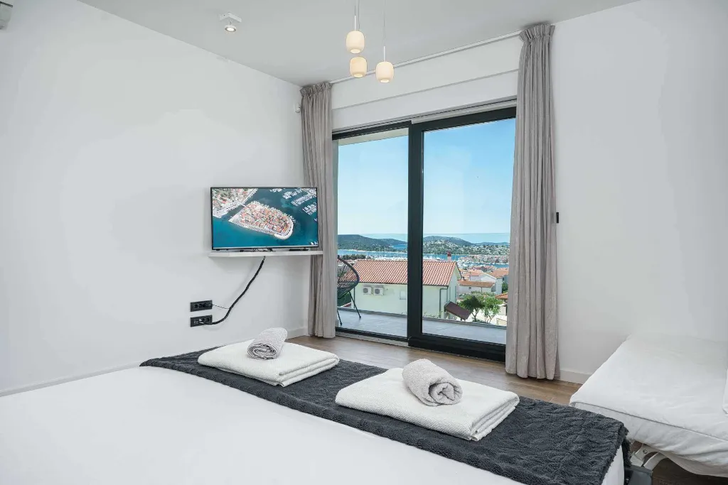 Modern 4-Bedroom Villa in Tribunj with Pool & Hot Tub