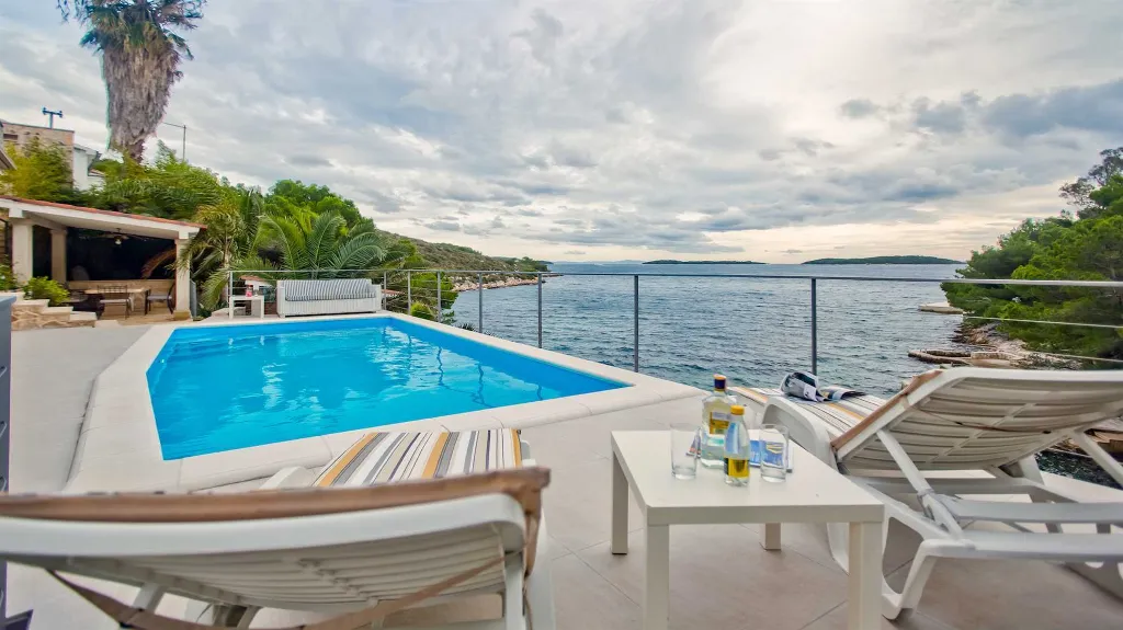 Beachfront Villa in Hvar for 12 Guests with Pool