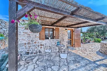 Stone Holiday House with Heated Pool in Stari Grad