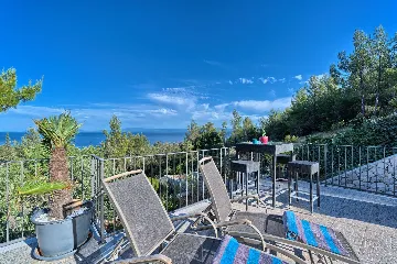 Pool & Sea-View Villa in Gromin Dolac
