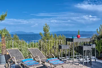 Pool & Sea-View Villa in Gromin Dolac