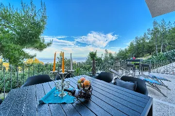 Pool & Sea-View Villa in Gromin Dolac