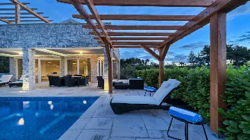 Villa in Jelsa for 10 Guests with Private Pool & Spa