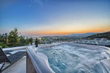 Podstrana Villa with Sea Views, Private Pool & Sauna