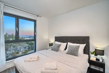 Podstrana Villa with Sea Views, Private Pool & Sauna