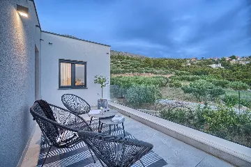 Podstrana Villa with Sea Views, Private Pool & Sauna
