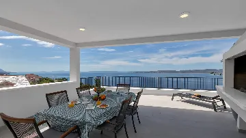 Sea-View Villa in Brela for Up to 6 Guests