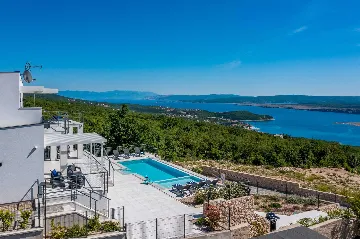 Villa in Smrika with Pool, Sauna & Sea Views