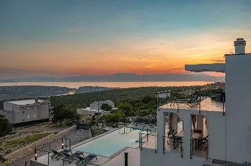Villa in Smrika with Pool, Sauna & Sea Views