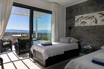 Villa in Smrika with Pool, Sauna & Sea Views