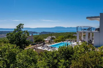 Villa in Smrika with Pool, Sauna & Sea Views