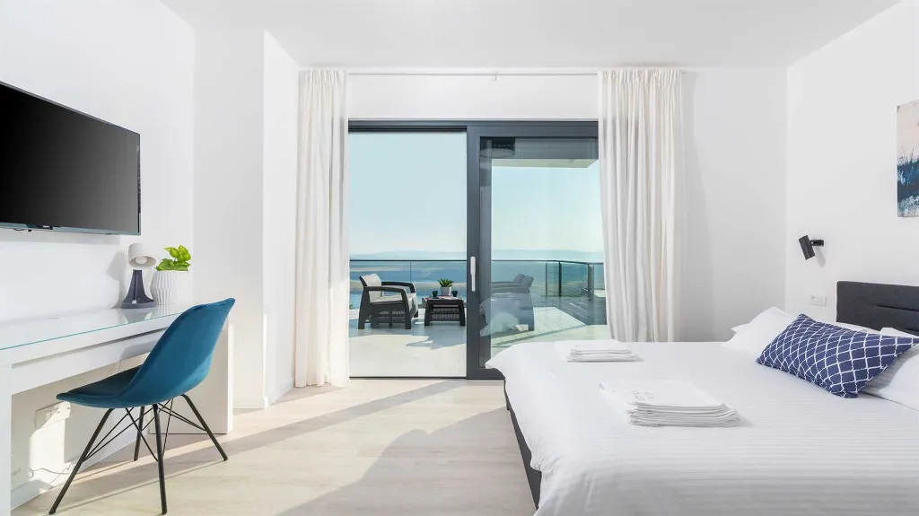 Villa in Smrika with Pool, Sauna & Sea Views