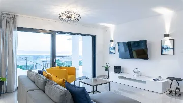 Villa in Smrika with Pool, Sauna & Sea Views