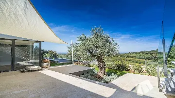 Modern Countryside Villa in Buje with Jacuzzi & Sauna