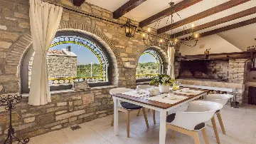 Modern Countryside Villa in Buje with Jacuzzi & Sauna