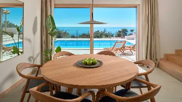 Poolside Villa with Sea Views in Sveta Nedjelja