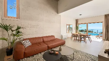 Poolside Villa with Sea Views in Sveta Nedjelja