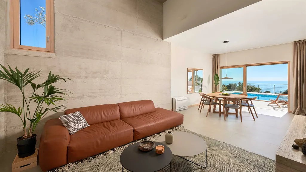 Poolside Villa with Sea Views in Sveta Nedjelja
