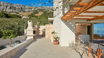 Poolside Villa with Sea Views in Sveta Nedjelja