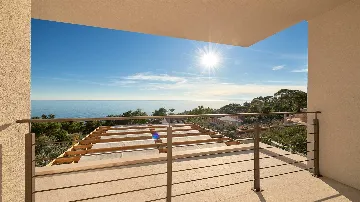 Poolside Villa with Sea Views in Sveta Nedjelja