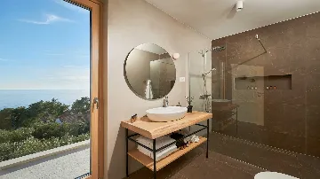 Poolside Villa with Sea Views in Sveta Nedjelja