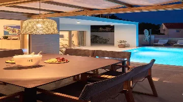 Poolside Villa with Sea Views in Sveta Nedjelja