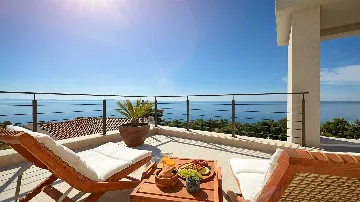 Poolside Villa with Sea Views in Sveta Nedjelja