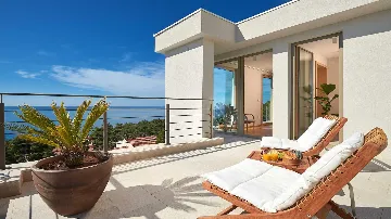 Poolside Villa with Sea Views in Sveta Nedjelja