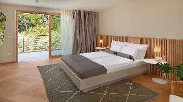 Poolside Villa with Sea Views in Sveta Nedjelja