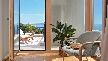 Poolside Villa with Sea Views in Sveta Nedjelja