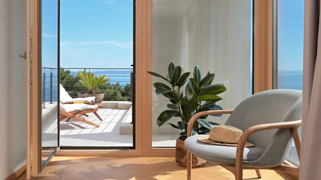 Poolside Villa with Sea Views in Sveta Nedjelja