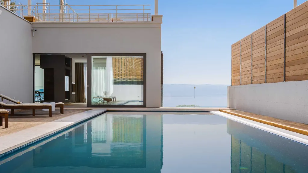 Marusici Villa with Adriatic Views and Rooftop Terraces