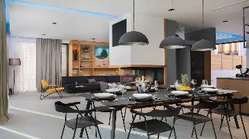 Marusici Villa with Adriatic Views and Rooftop Terraces