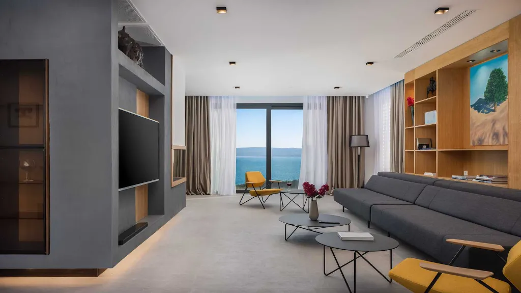 Marusici Villa with Adriatic Views and Rooftop Terraces
