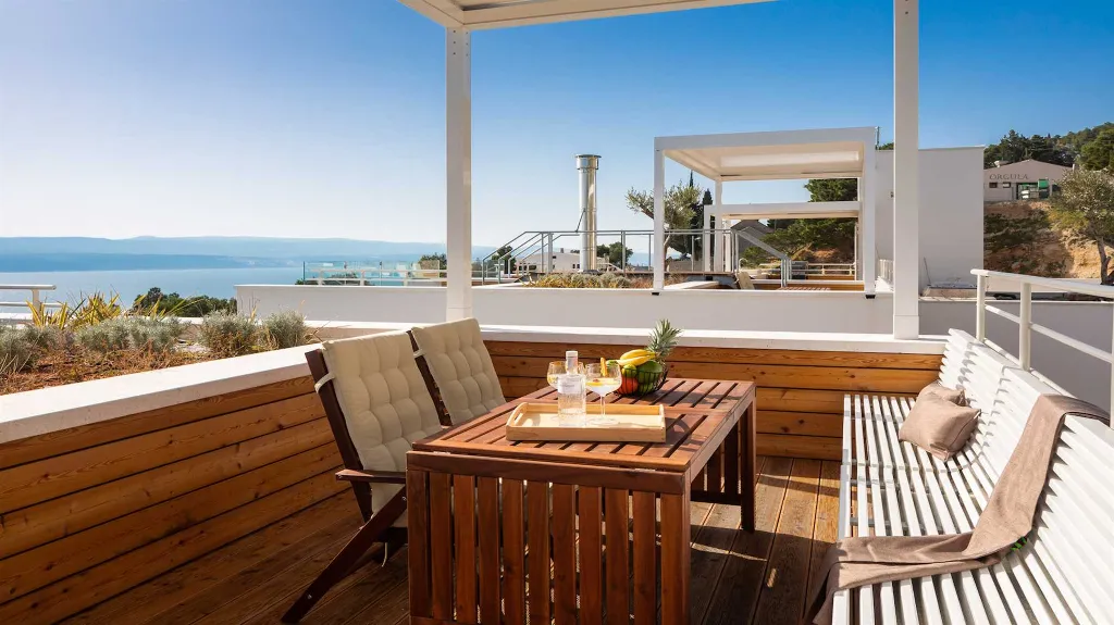Marusici Villa with Adriatic Views and Rooftop Terraces