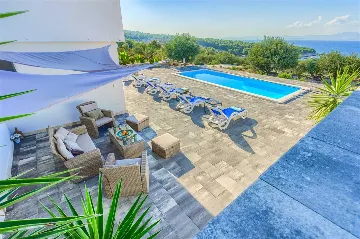 3-Bedroom Villa with Heated Pool in Supetar