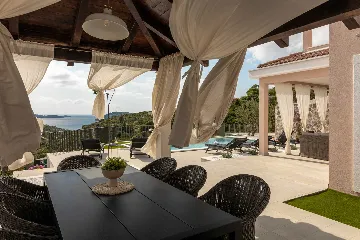 Rogoznica 4-Bedroom Villa with Heated Pool & Sea View