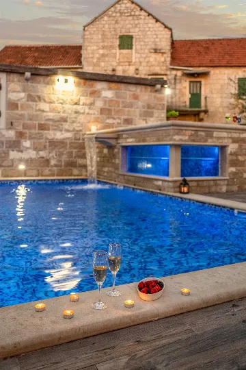 Historic Villa in Nerežišća on Brac for Up to 10