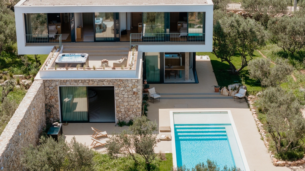 4-Bedroom Villa in Gornje Selo for Up to 8 Guests