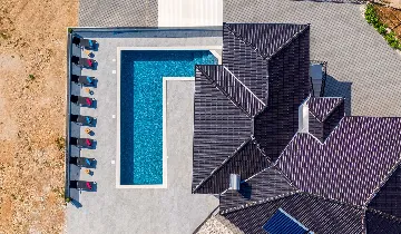 Villa with Heated Pool and Sea Views in Dvornica