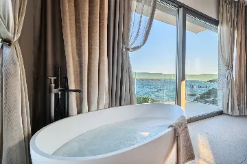 Seget Donji Villa for Up to 10 with Infinity Pool