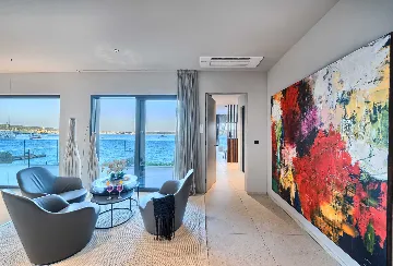 Seget Donji Villa for Up to 10 with Infinity Pool