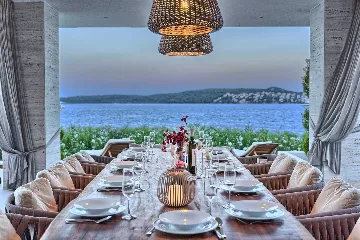 Seget Donji Villa for Up to 10 with Infinity Pool